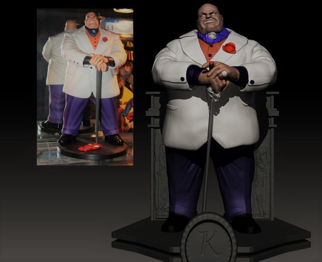 Spiderman Kingpin villan 3D print model_7