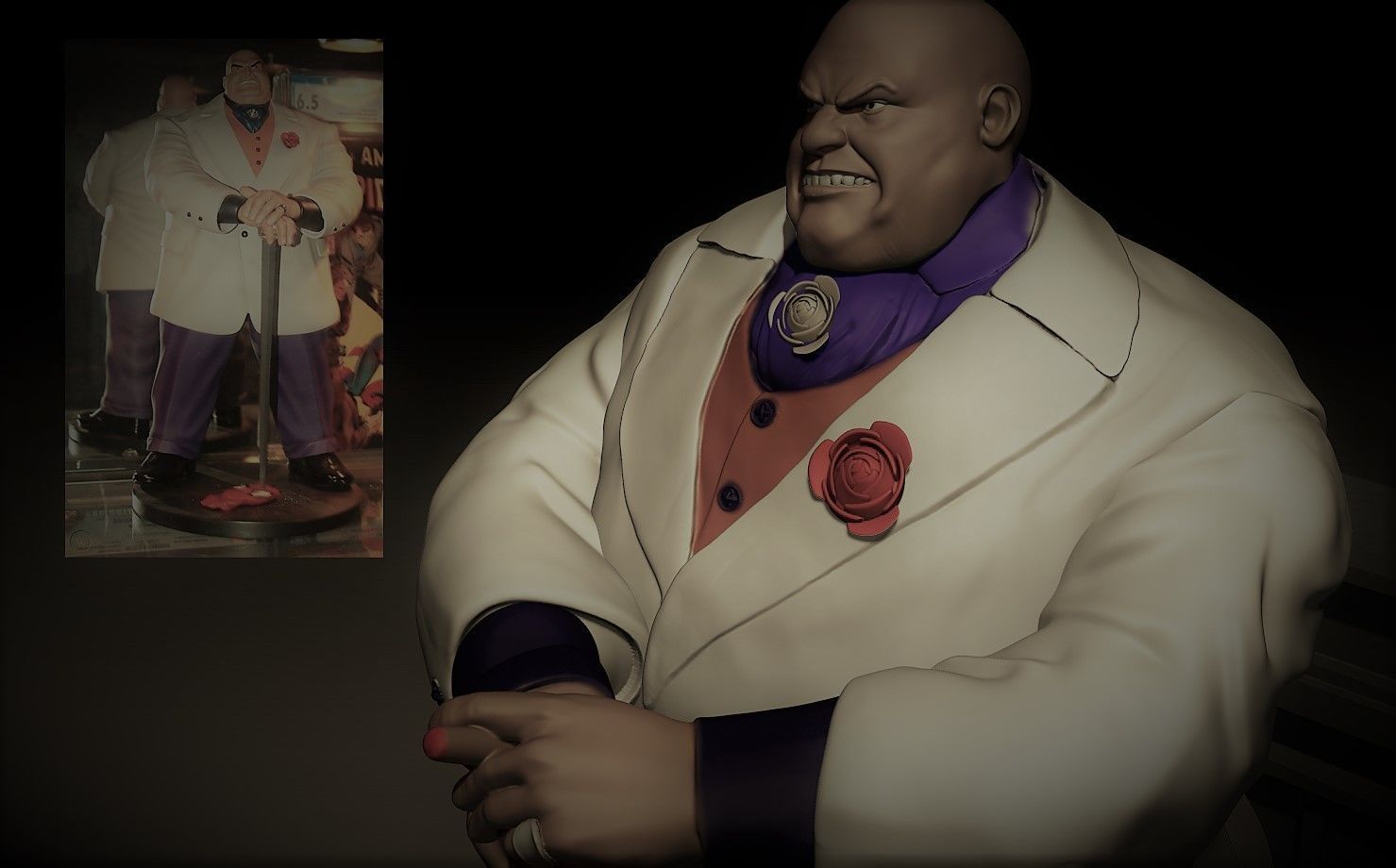Spiderman Kingpin villan 3D print model_5