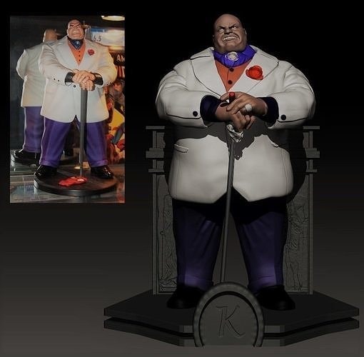Spiderman Kingpin villan 3D model