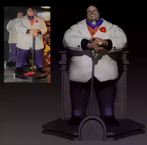 Spiderman Kingpin villan 3D model