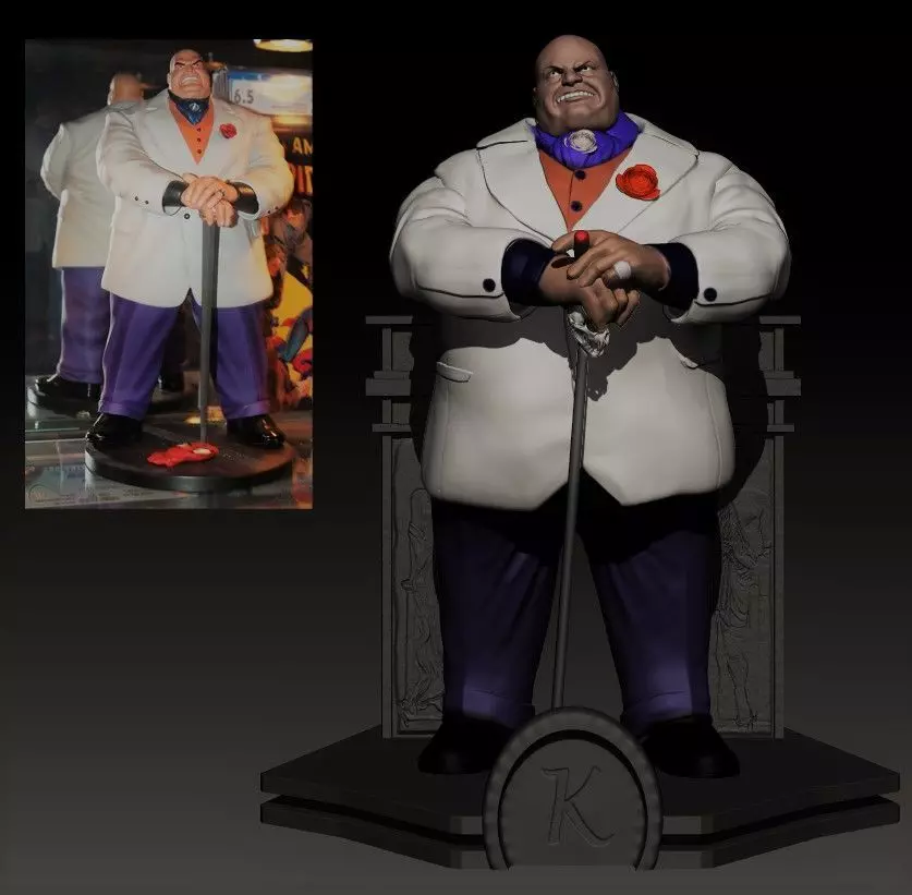 Spiderman Kingpin villan 3D print model_0