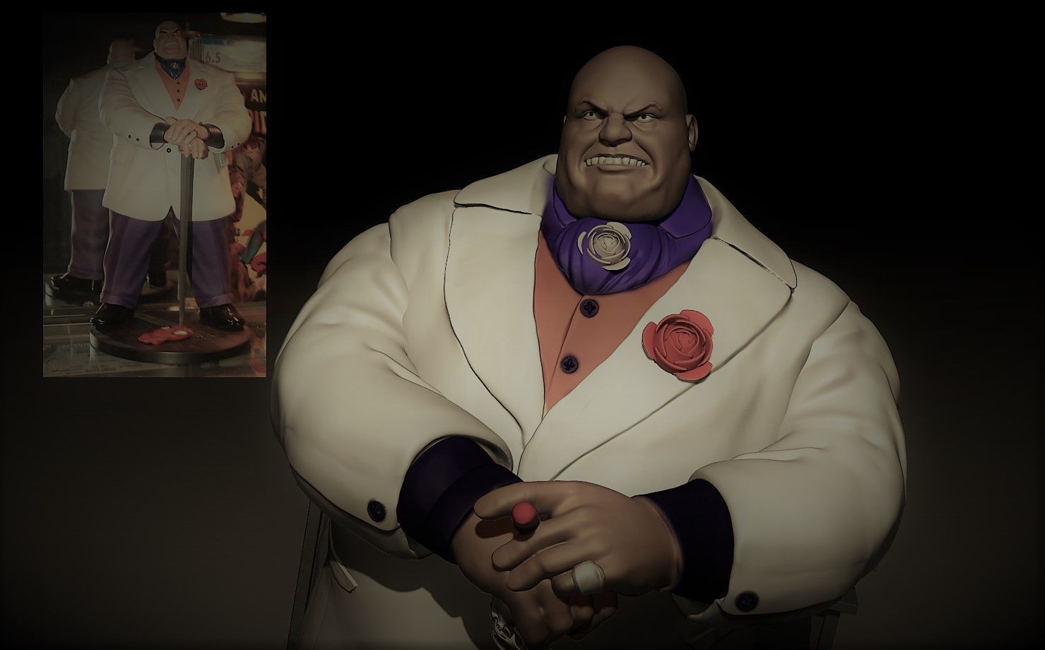 Spiderman Kingpin villan 3D print model_6