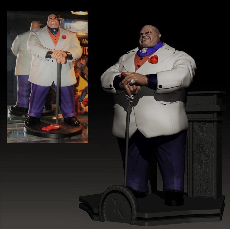 Spiderman Kingpin villan 3D print model_1