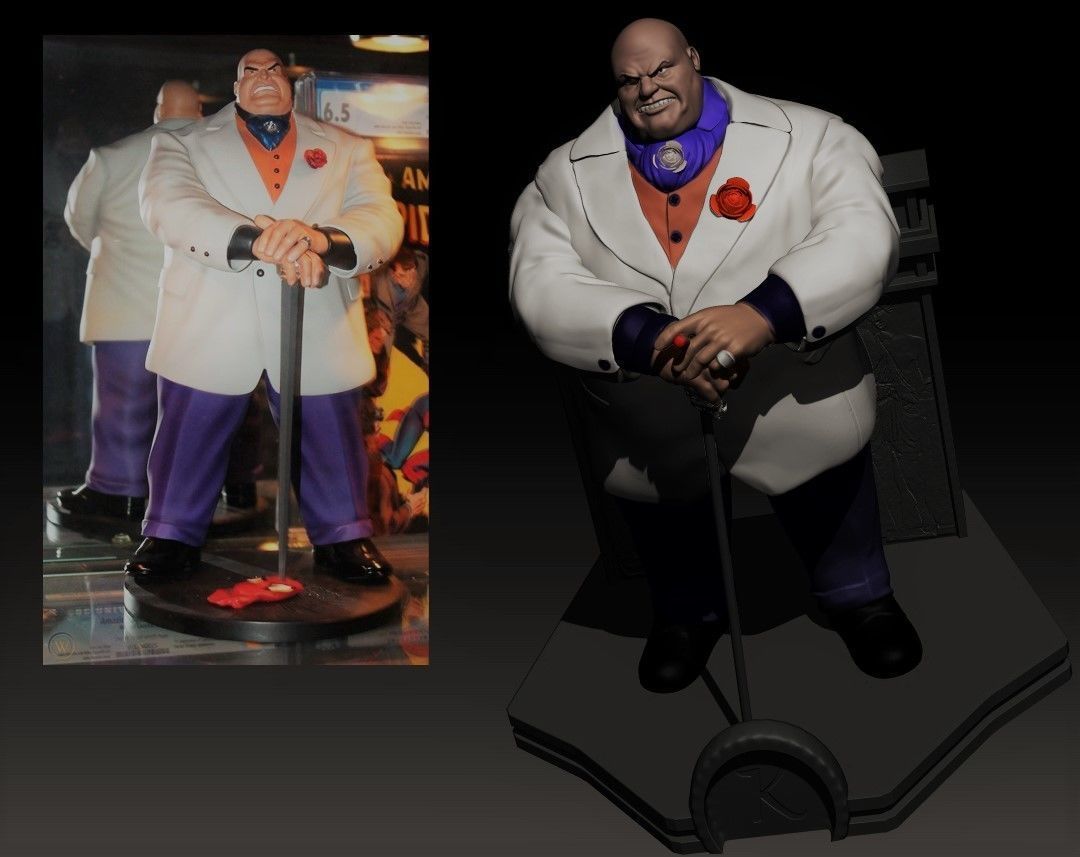 Spiderman Kingpin villan 3D print model_3