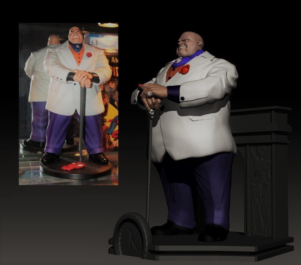 Spiderman Kingpin villan 3D print model_2