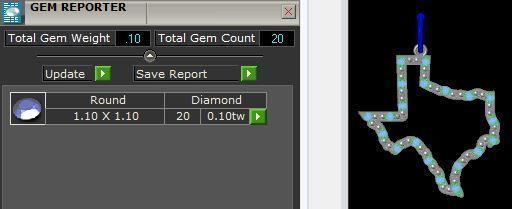 Empty Texas Earring 3D print model_4