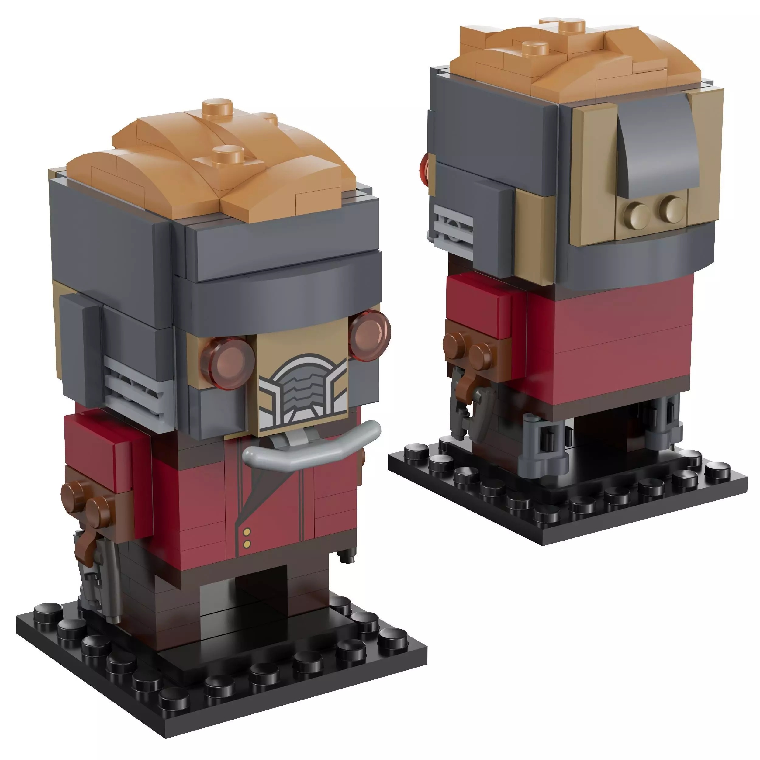 Lego Brickheadz - 41606 Star-Lord 3D model_0