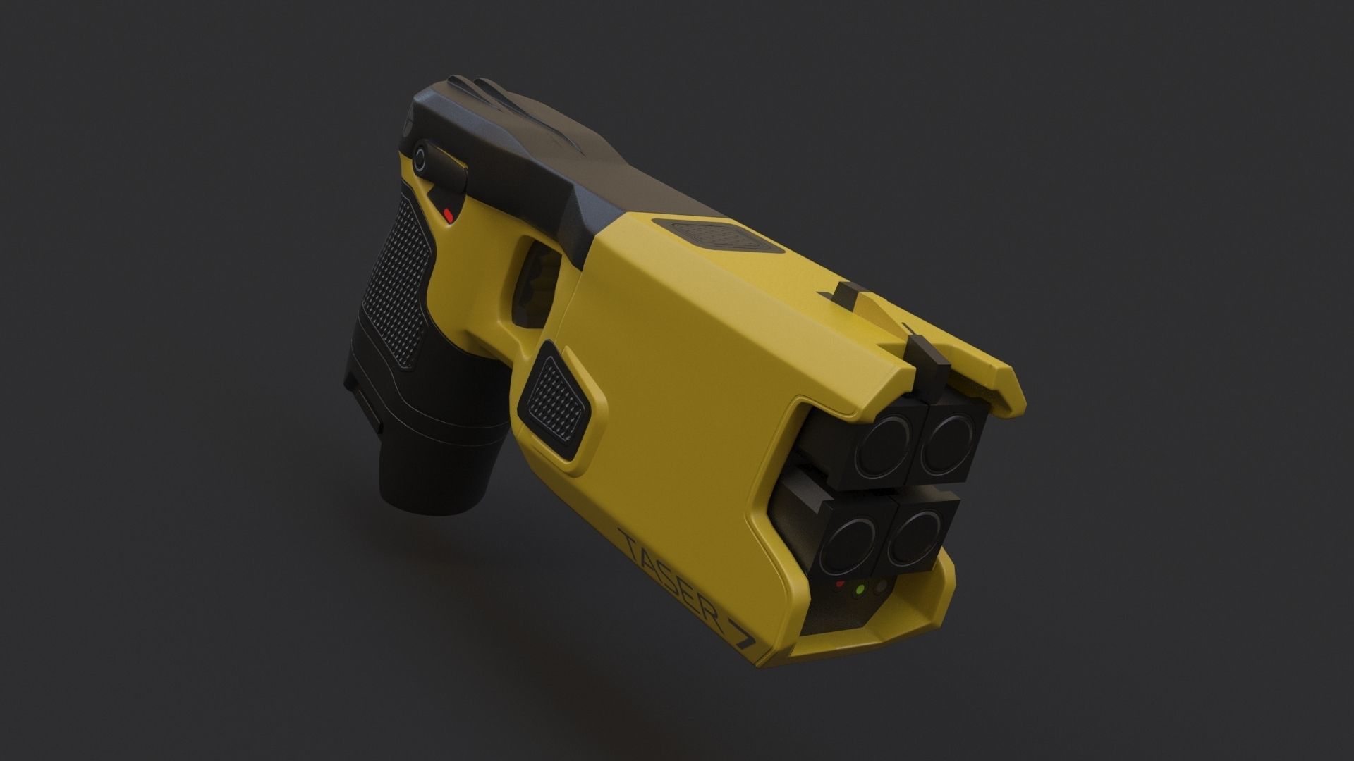 Taser 7 - game ready gun Low-poly 3D model_2