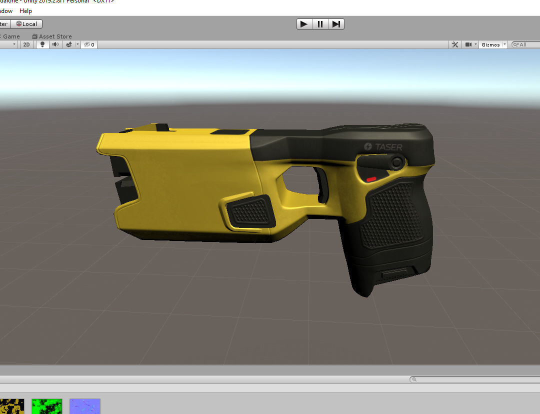 Taser 7 - game ready gun Low-poly 3D model_8