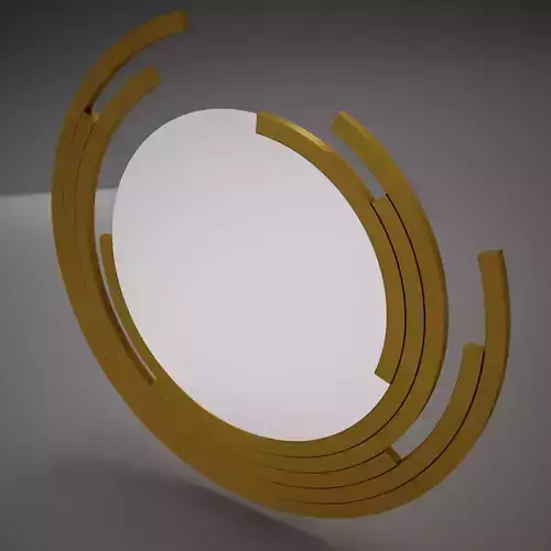 Mirror Modern Rounded Aztec 3D