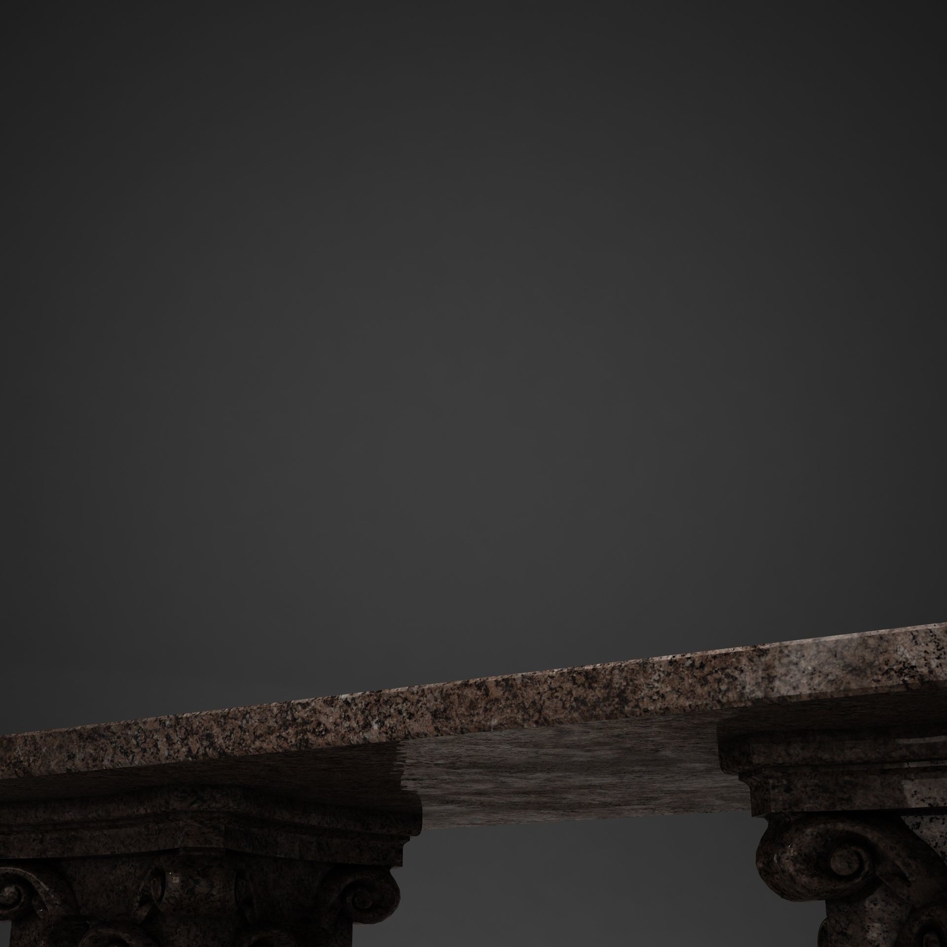 Classic Stone coffe table 3D model_5