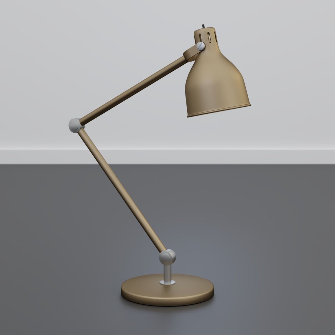 Modern desk lamp Ikea 3D model 3D model_1