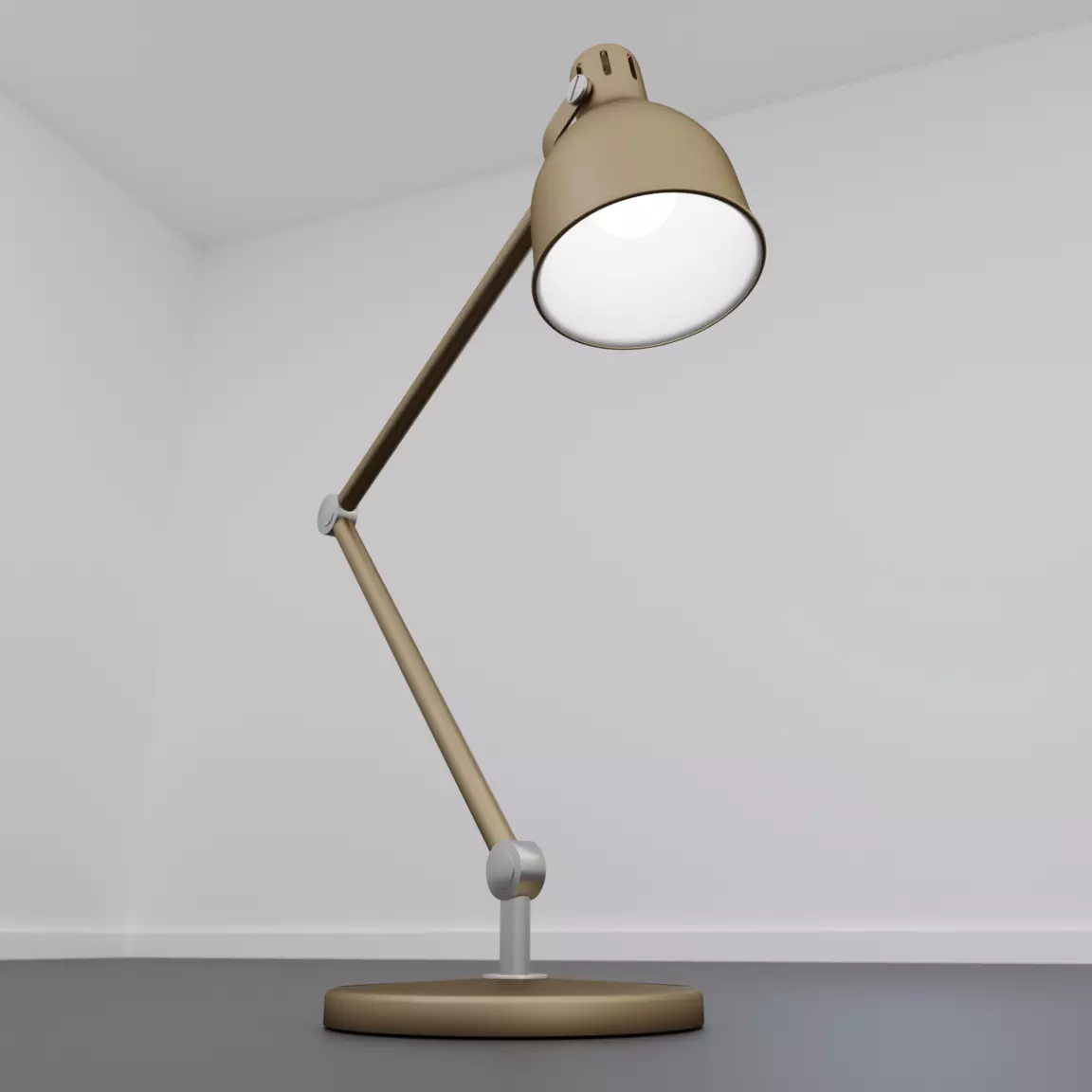 Modern desk lamp Ikea 3D model 3D model_0