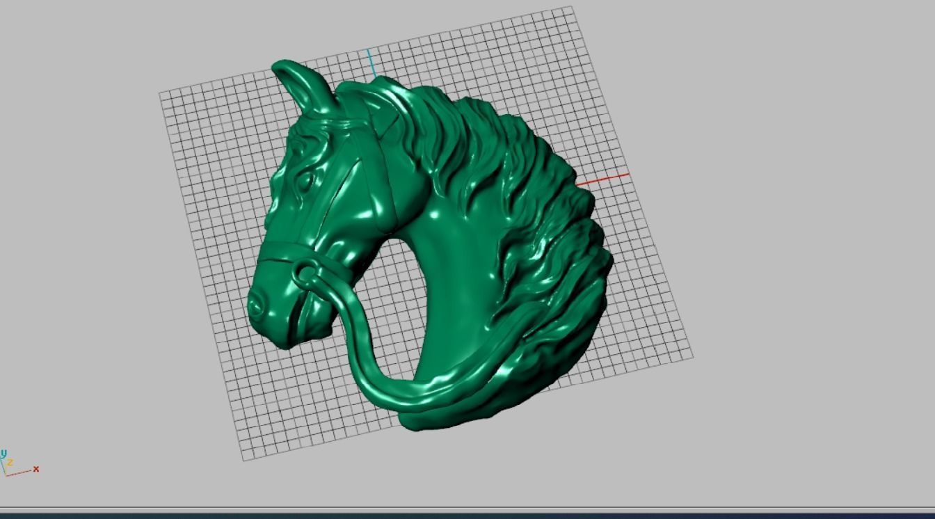 HORSE PENDANT 3D print model_1