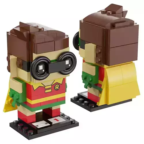 Lego Brickheadz - 41587 Robin 3D model