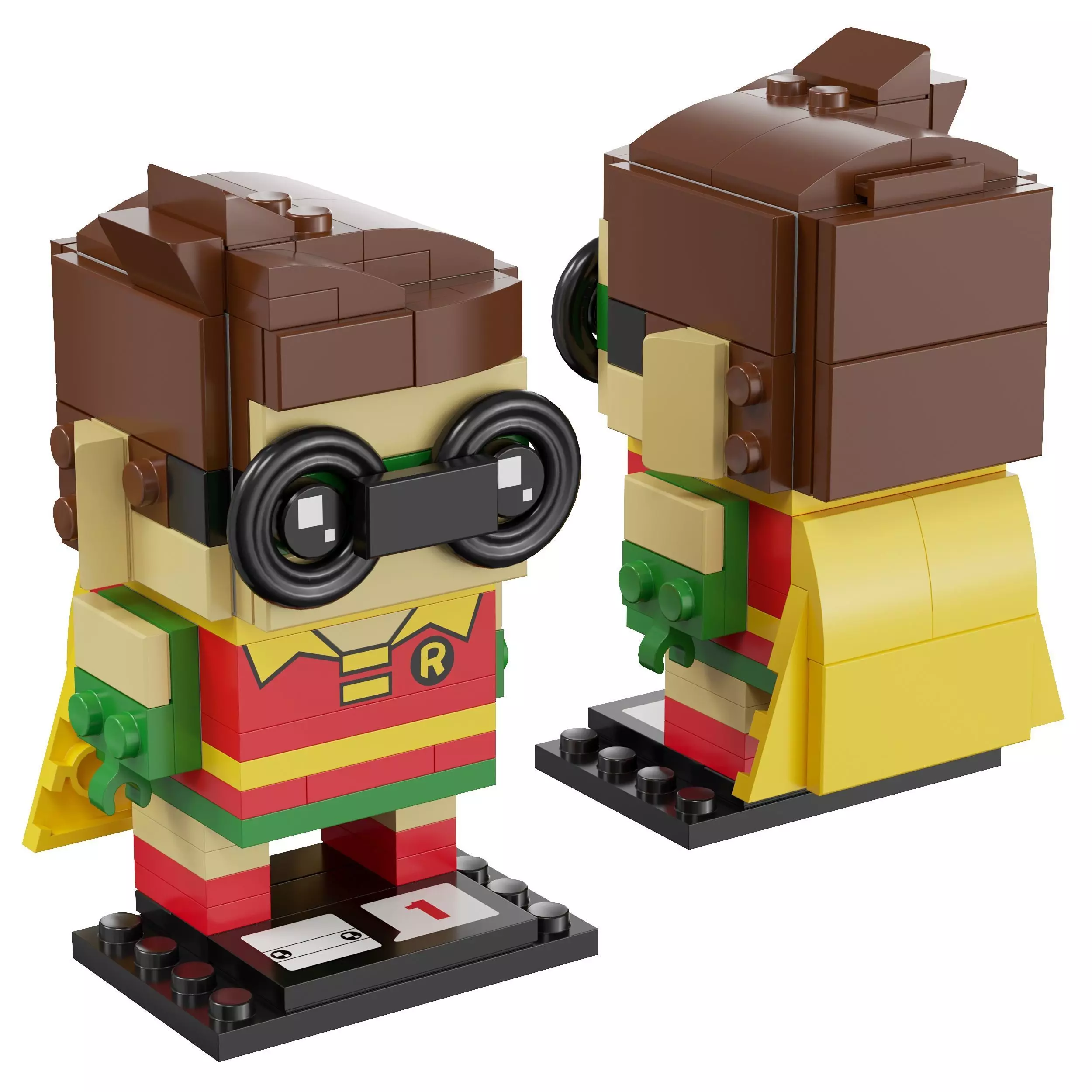 Lego Brickheadz - 41587 Robin 3D model_0