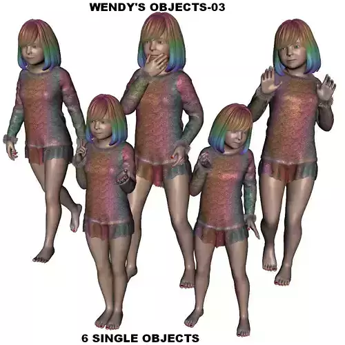 5 wendys 03 obj 3D model