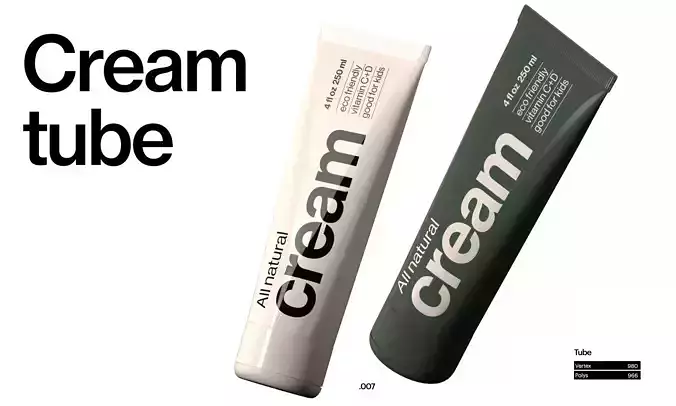 Cream Tube