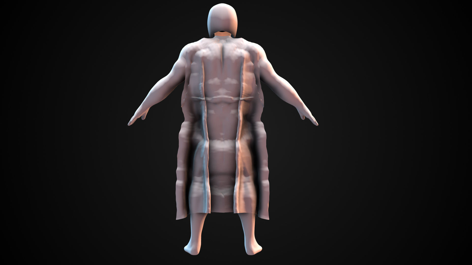 All Star Superman Solar White Suit 3D model_8