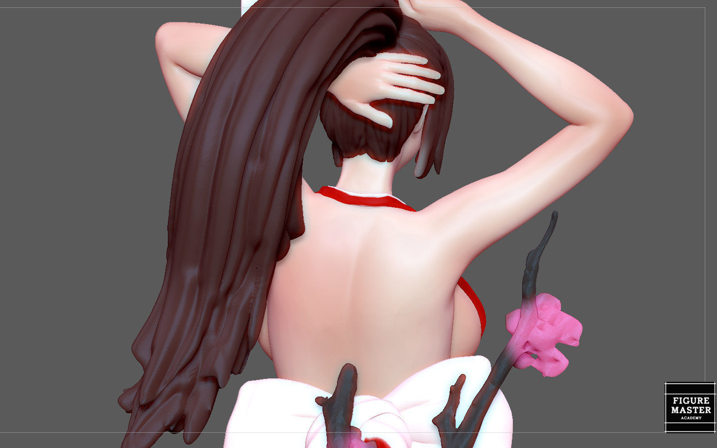 MAI SHIRANUI GIRL KOF GAME ANIME CHARACTER 3D print model_15