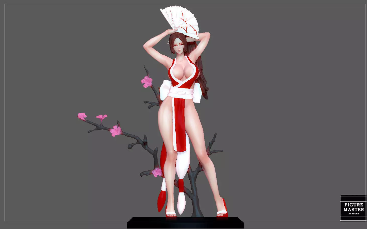 MAI SHIRANUI GIRL KOF GAME ANIME CHARACTER 3D print model_0