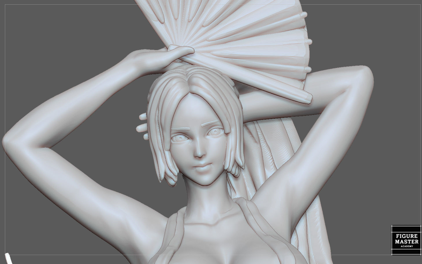 MAI SHIRANUI GIRL KOF GAME ANIME CHARACTER 3D print model_29