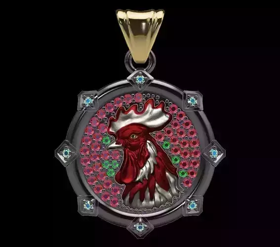 PENDANT ROOSTER 00ED