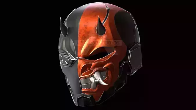 3d File- Deathstroke Oni Helmet