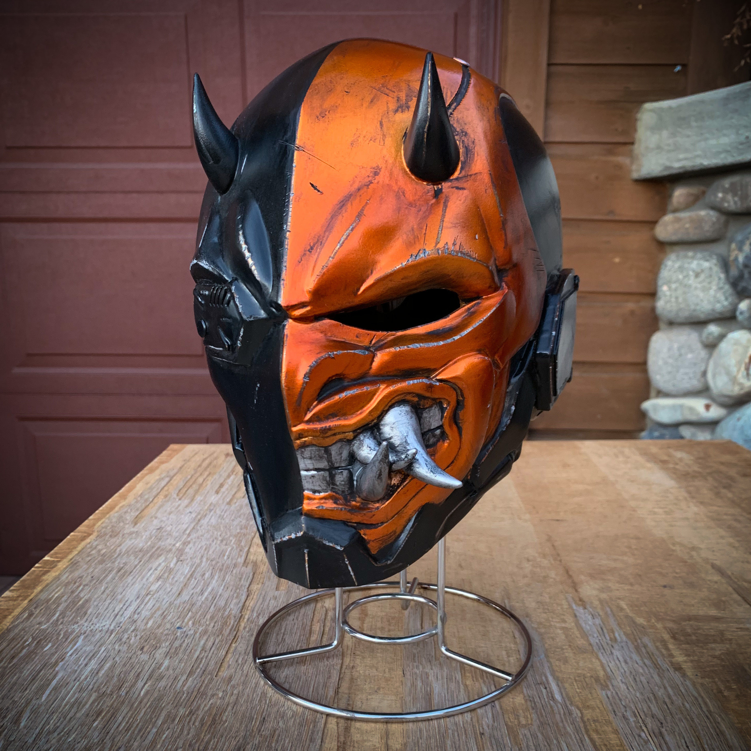 3d File- Deathstroke Oni Helmet 3D model_1