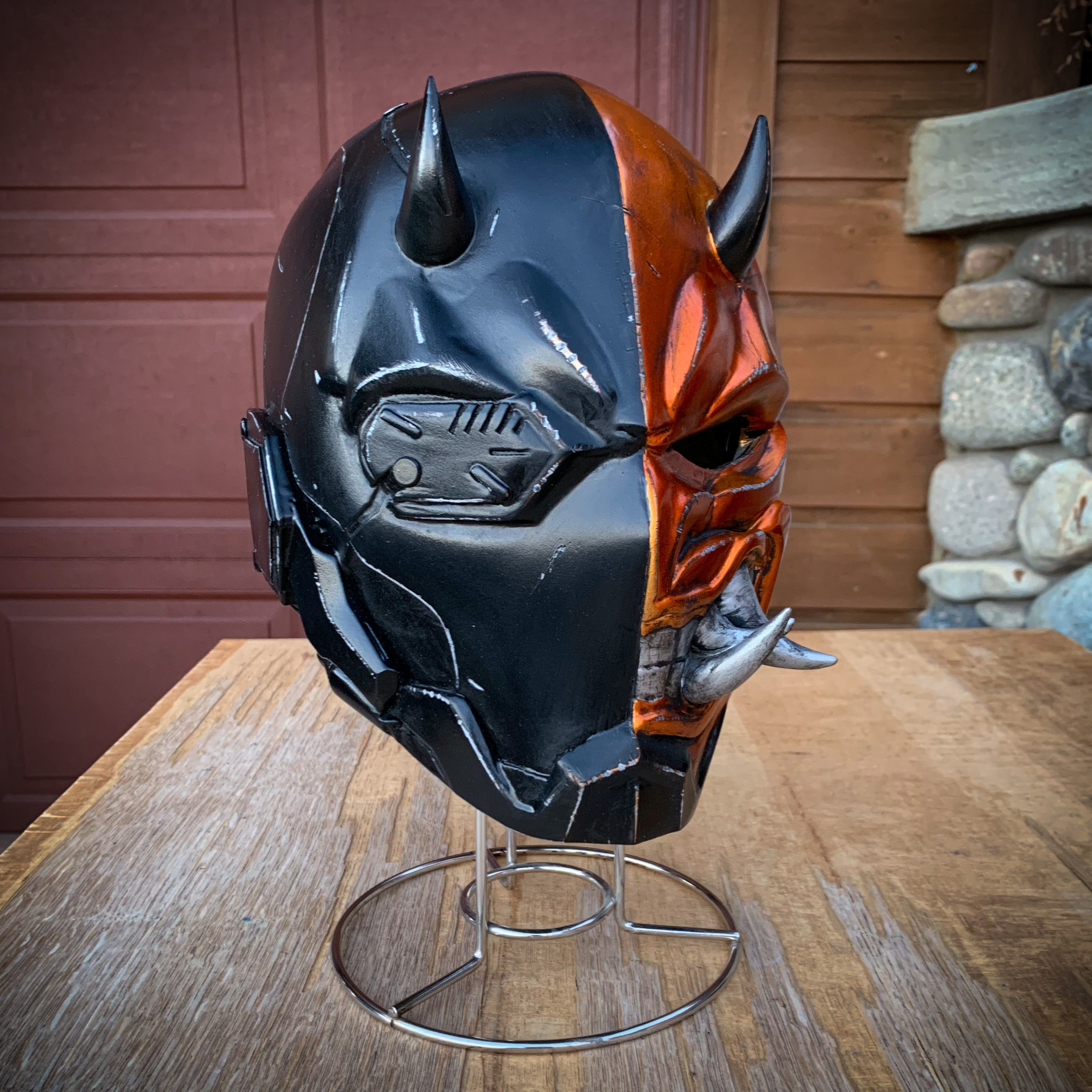 3d File- Deathstroke Oni Helmet 3D model_5