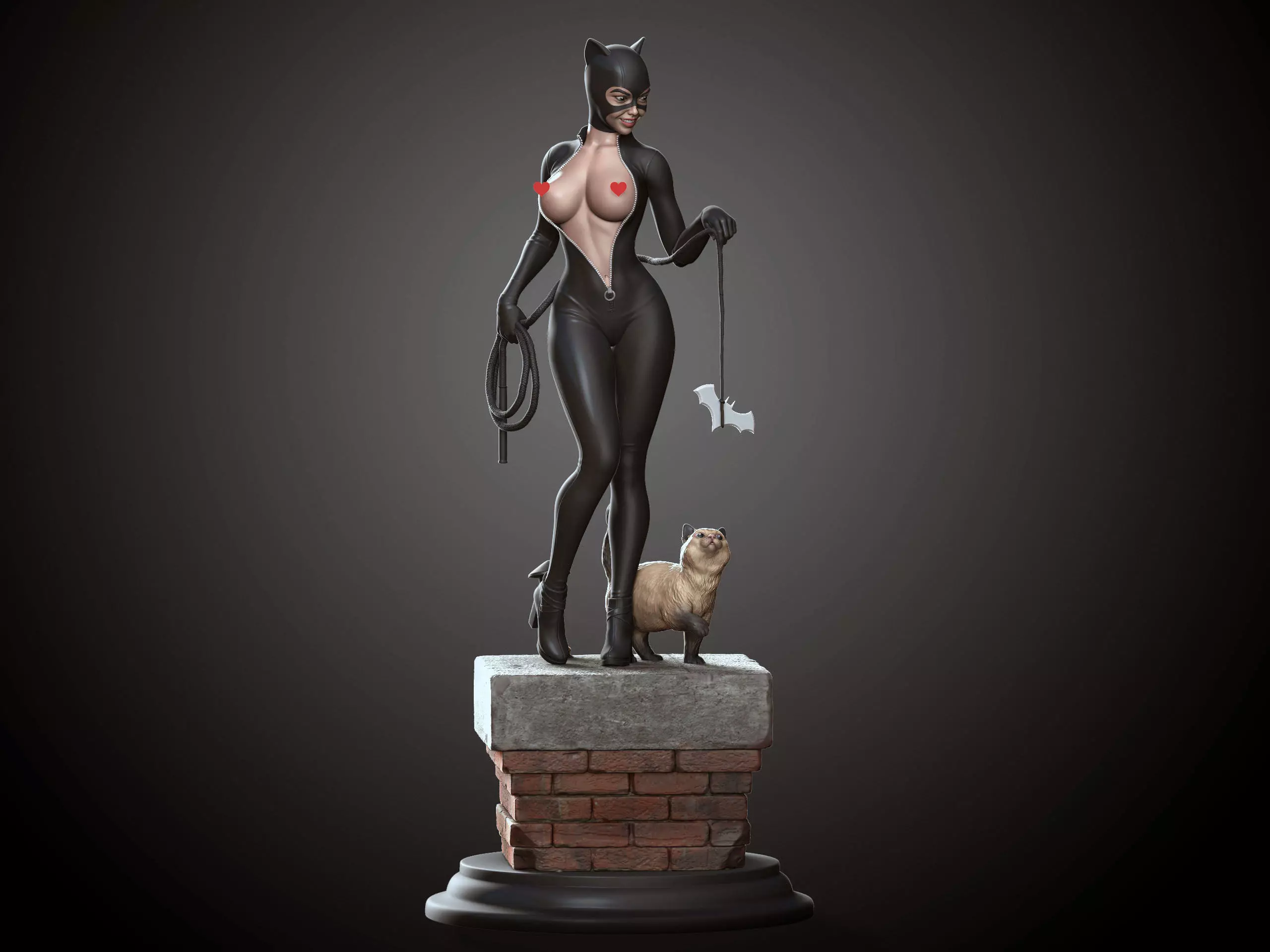 Catwoman nsfw 3D print model