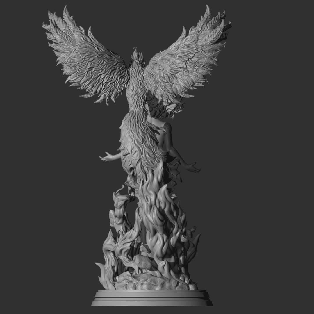 Fan Art - Dark Phoenix - Jean Grey 3D print model_7