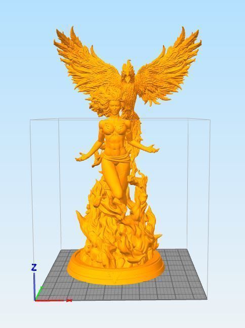 Fan Art - Dark Phoenix - Jean Grey 3D print model_12