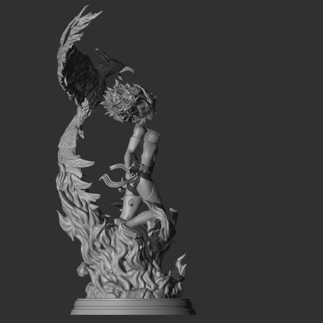 Fan Art - Dark Phoenix - Jean Grey 3D print model_5