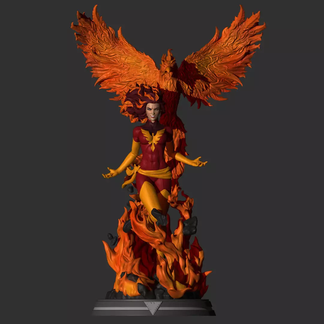Fan Art - Dark Phoenix - Jean Grey 3D print model_0