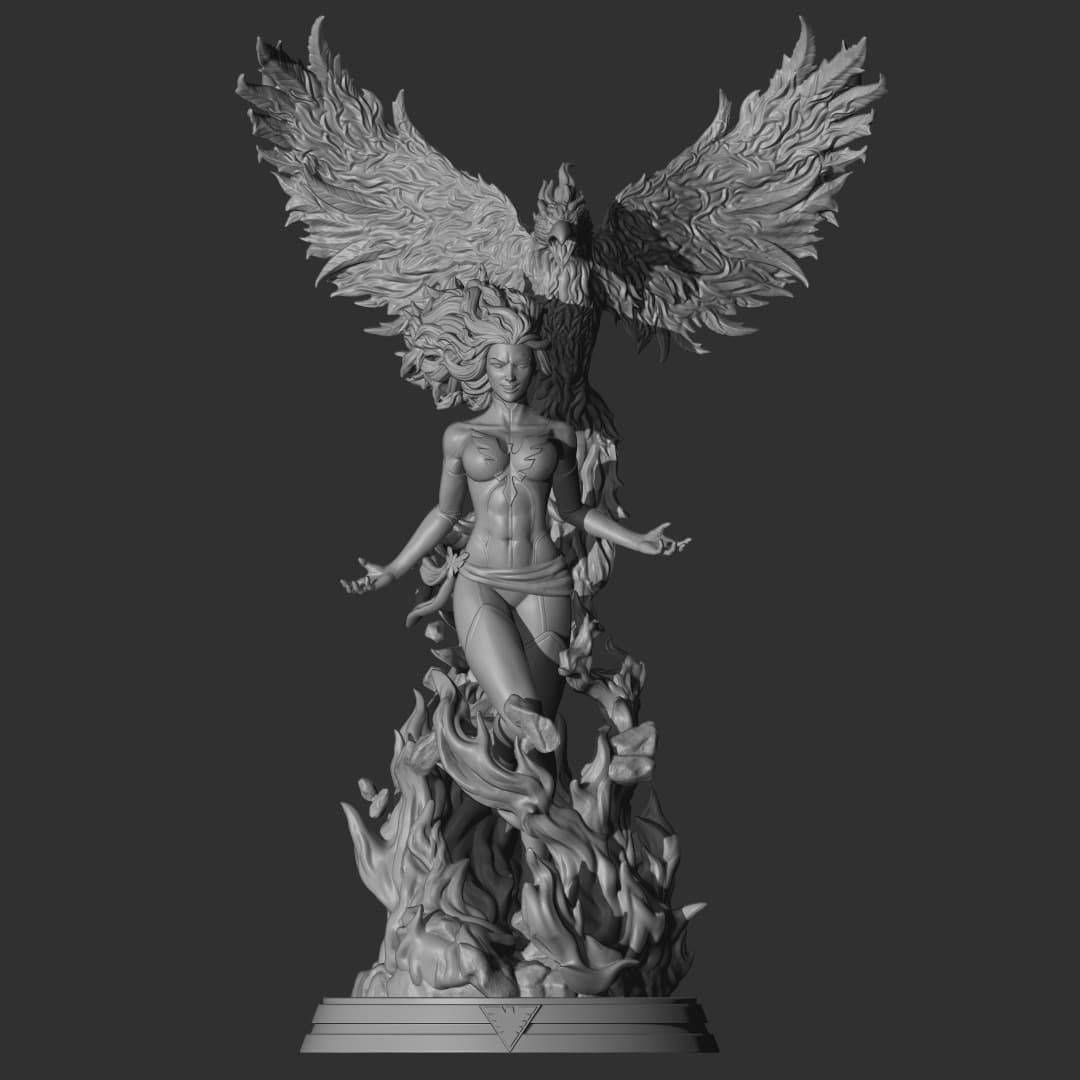 Fan Art - Dark Phoenix - Jean Grey 3D print model_4