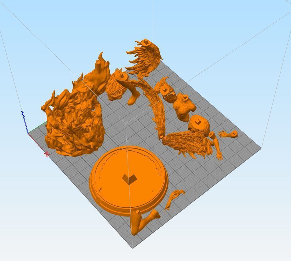 Fan Art - Dark Phoenix - Jean Grey 3D print model_13