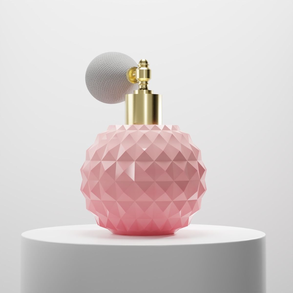Vintage Perfume Low-poly 3D model_2