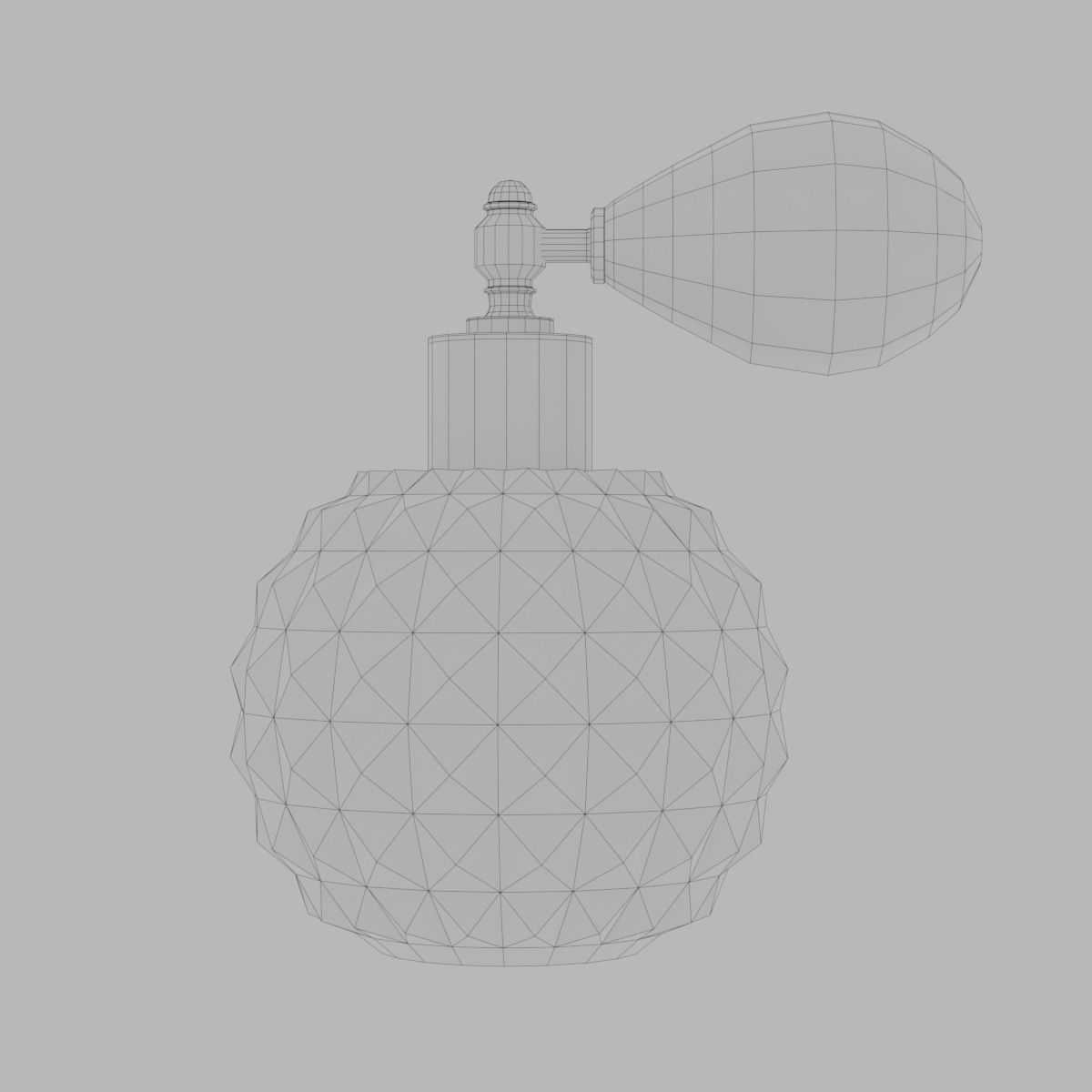 Vintage Perfume Low-poly 3D model_3