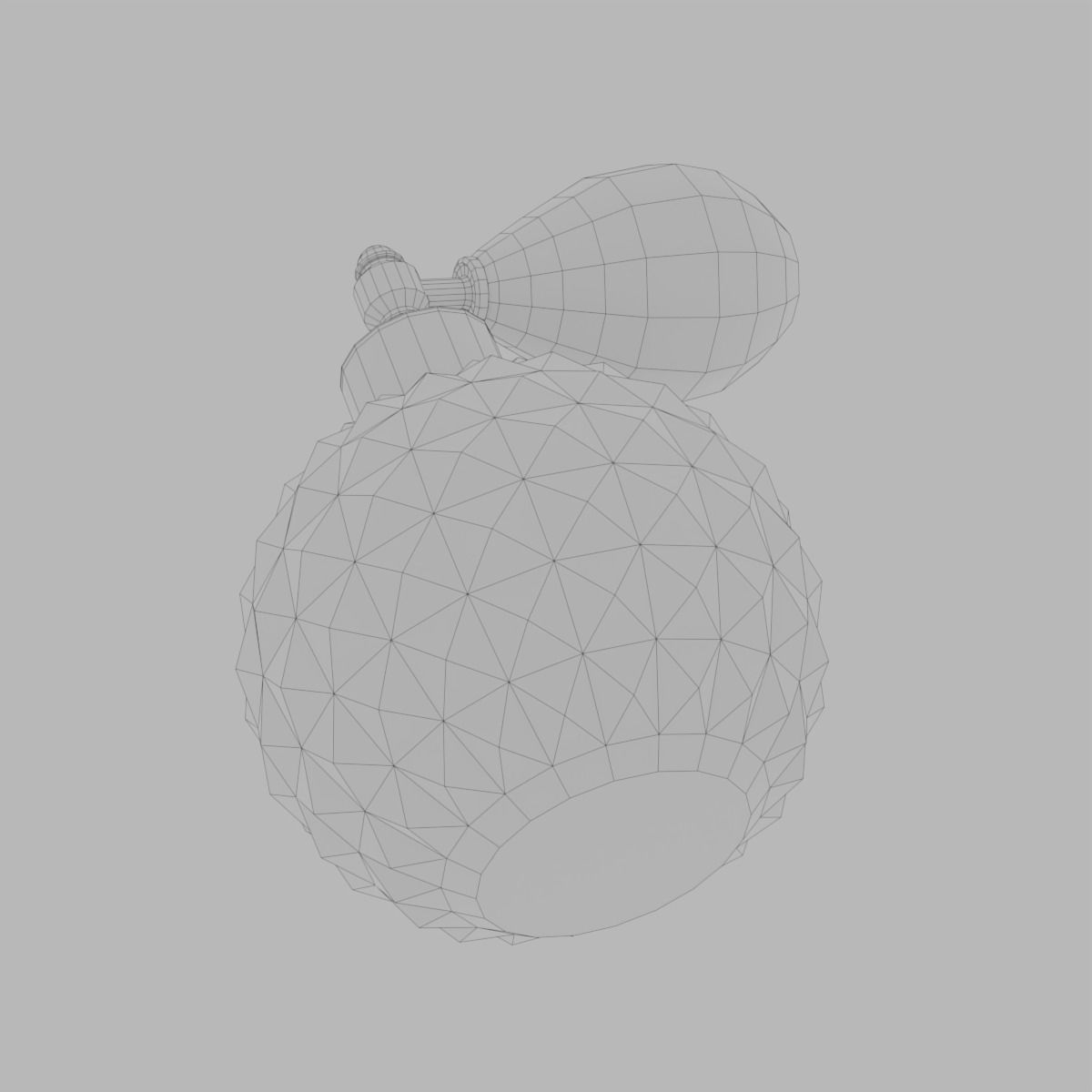 Vintage Perfume Low-poly 3D model_5