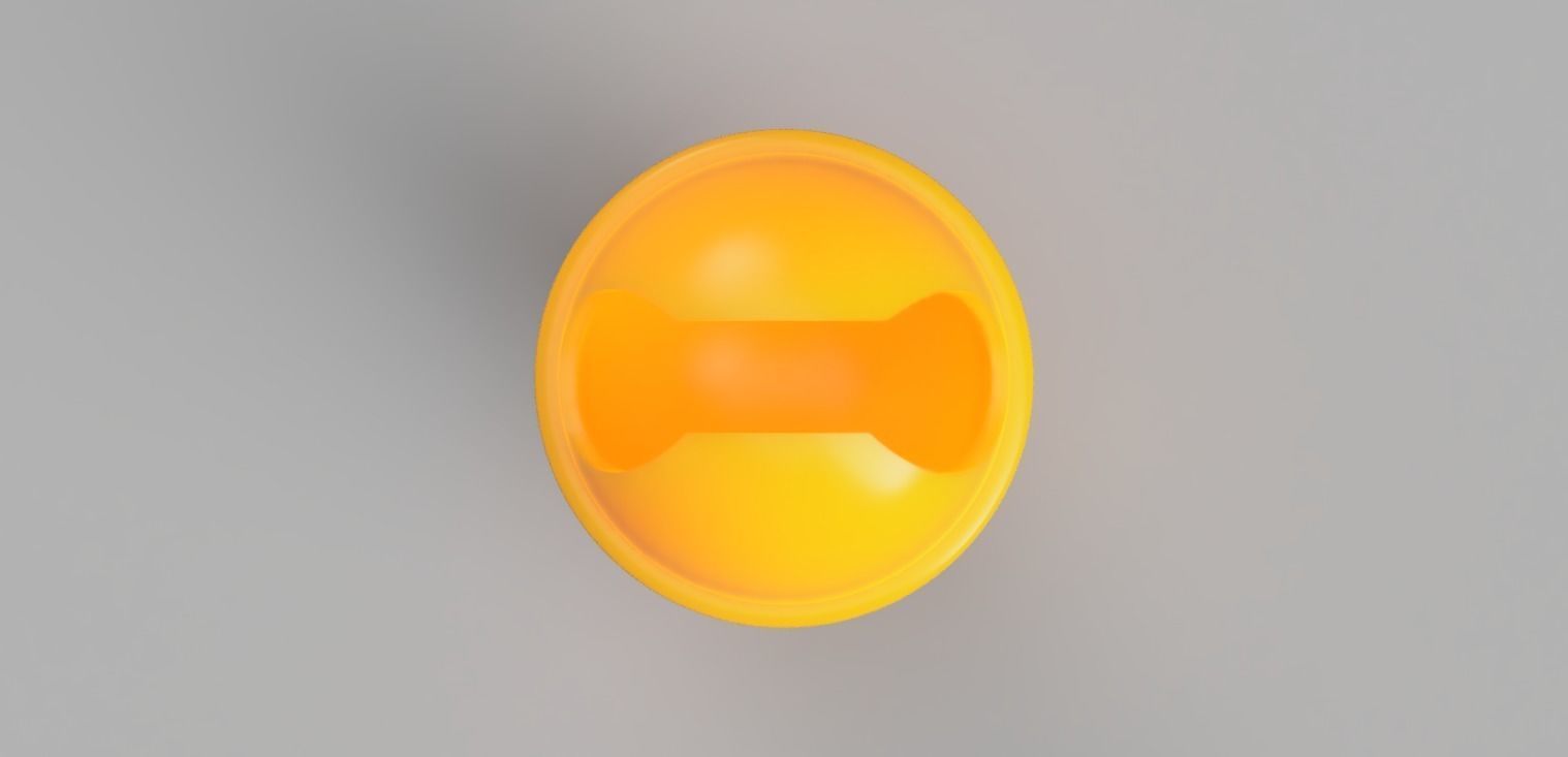 Cat bell for cat collar 3D print model_4