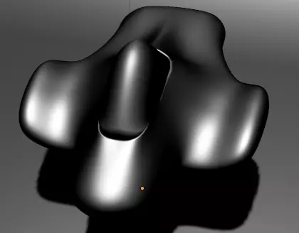 space craft  Low-poly 3D model_0