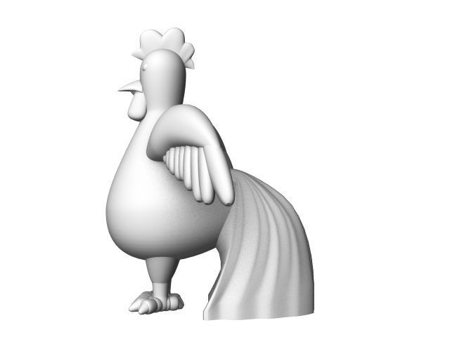 Rooster 3D print model_1