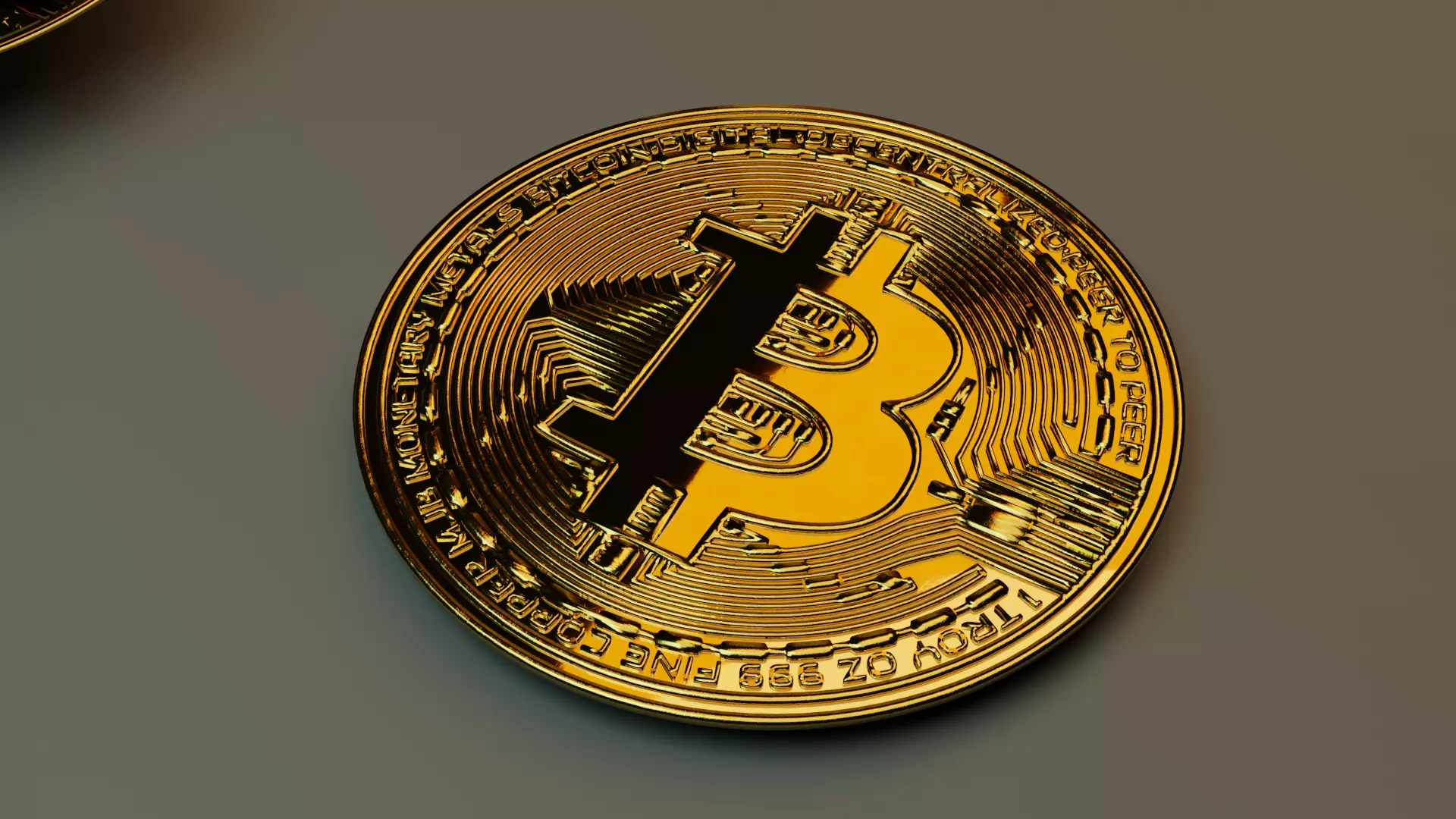 Bitcoin - Realistic ready to use Bitcoin 3d model 3D model_0