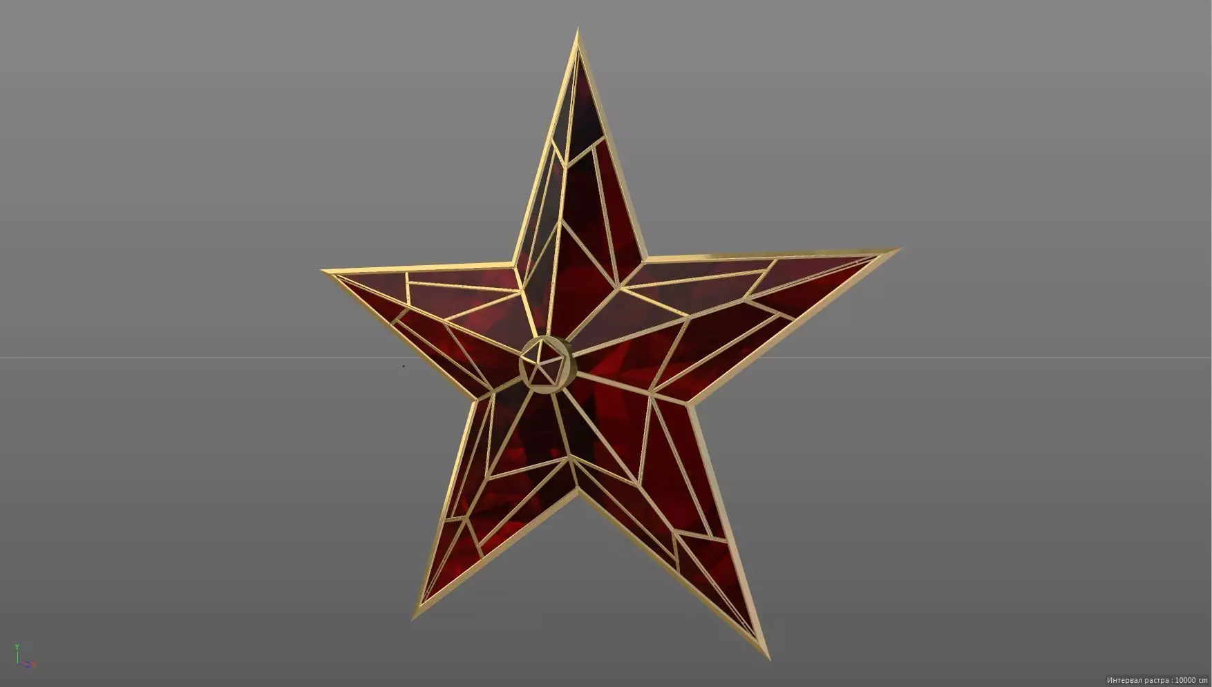 russian moscow kremlin star Free 3D model
