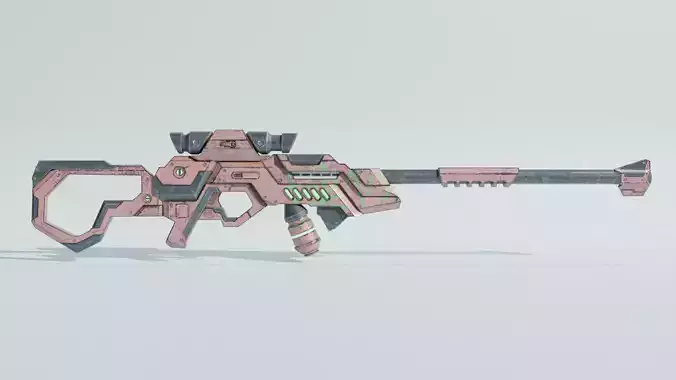 Cyberpunk Rifle