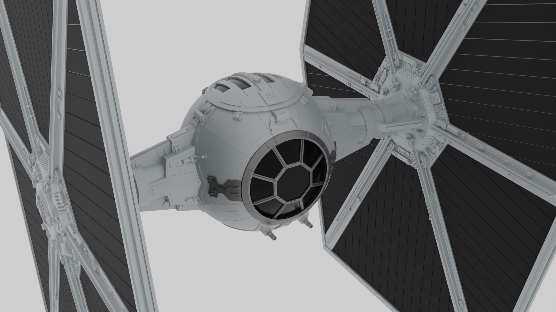 TIE Fighter  3D model_4