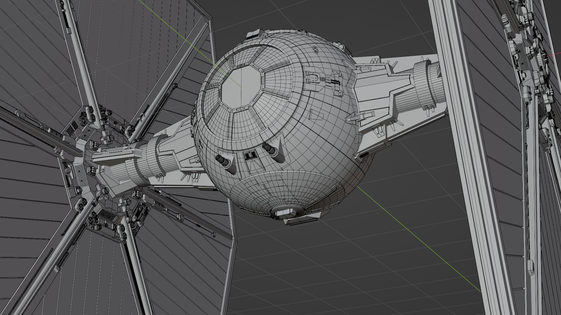 TIE Fighter  3D model_7