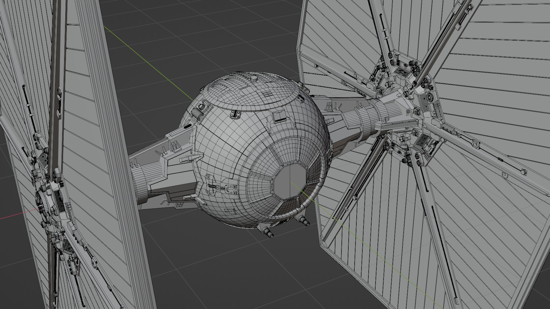 TIE Fighter  3D model_5