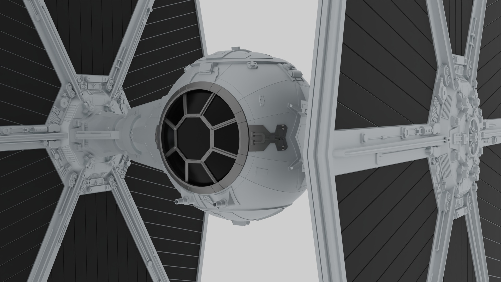 TIE Fighter  3D model_2